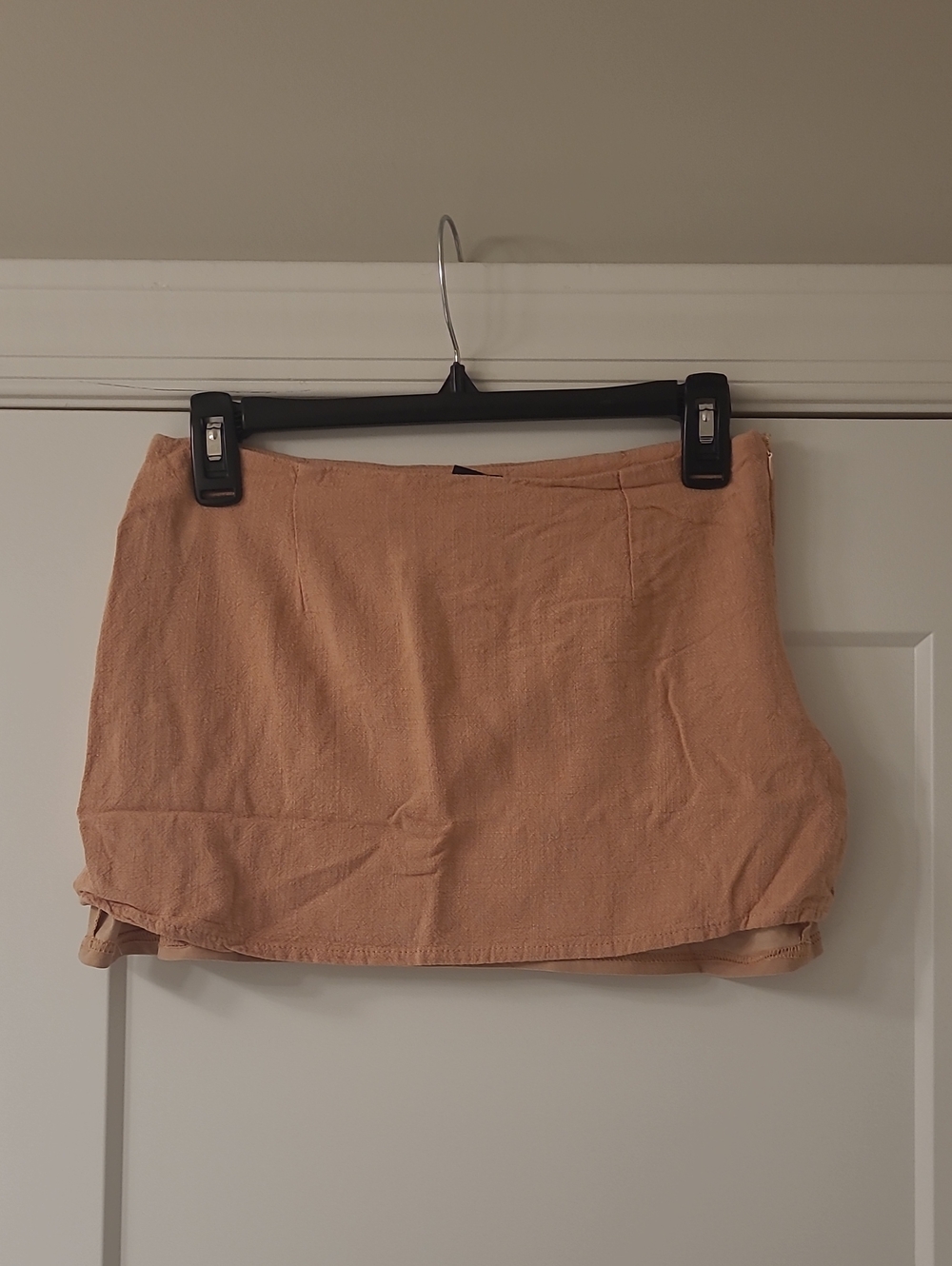 PrettyLittleThing Peach Mini Skirt